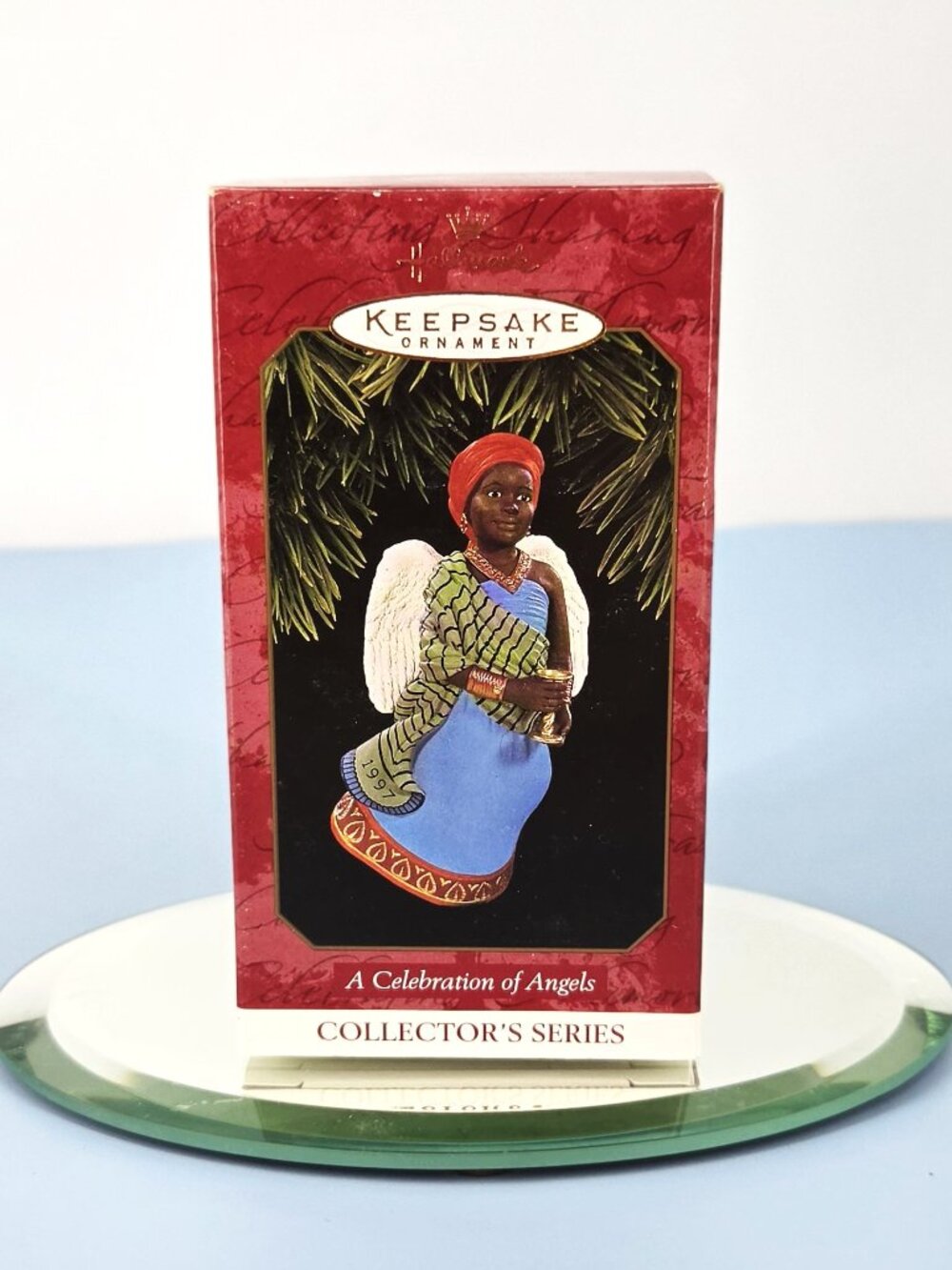 1997 Hallmark Keepsake #3,A Celebration of Angels Kwanza Ornament Artist Signed